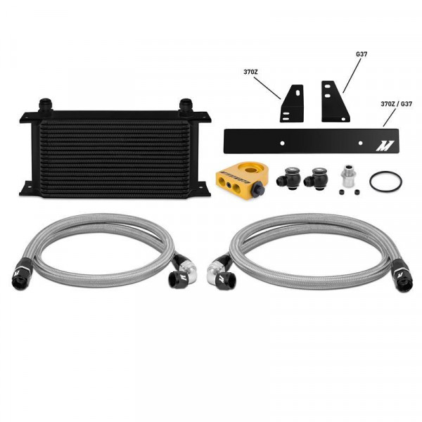 Nissan 370Z, 2009+ / Infiniti G37, 2008+ (Coupe only) Thermostatic Oil Cooler Kit, Black