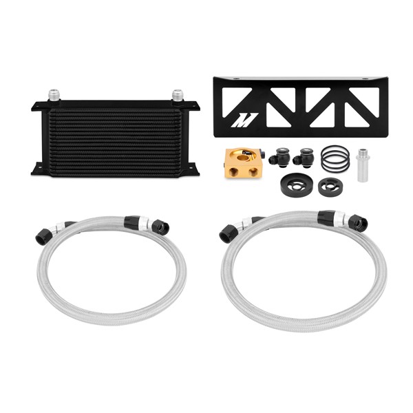 Subaru BRZ / Scion FR-S Thermostatic Oil Cooler Kit, Black, 2013+