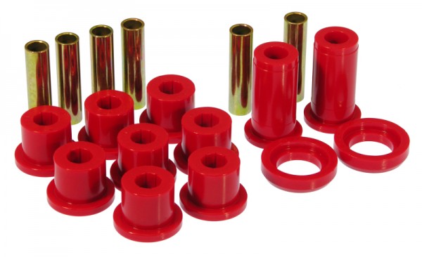 Prothane 82-00 GM S-Series 2/4wd Rear Spring & Shackle Bushings - Red