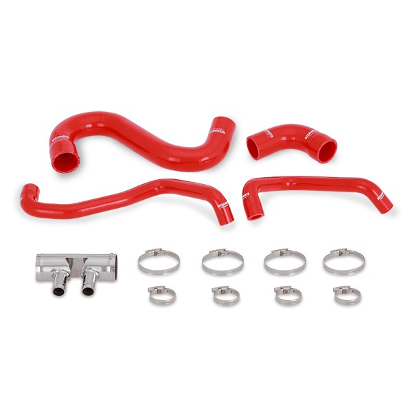 Ford Mustang GT Silicone Lower Radiator Hose, 2015+, Red